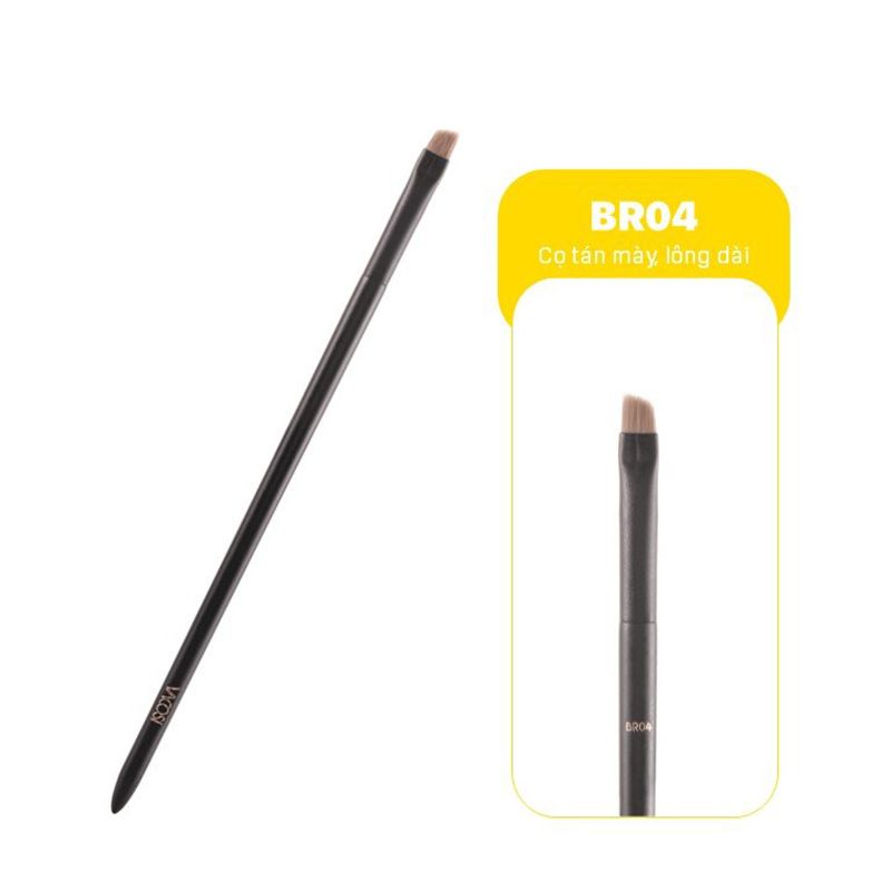 Cọ Tán Chân Mày Lông Dài Vacosi Eyebrow Angled Brush - BR04