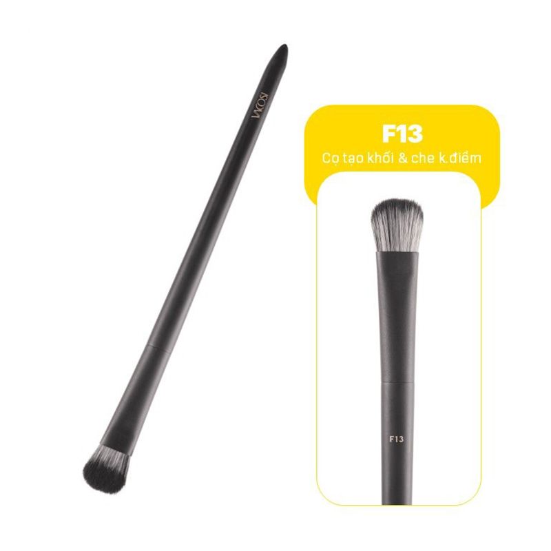 Cọ Đầu Xéo Che Khuyết Điểm, Tạo Khối Vacosi Finger Concealer Brush - F13