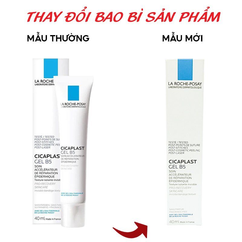 Kem Dưỡng Mờ Sẹo, Cải Thiện Da La Roche-Posay Cicaplast Gel B5 Epidermal Recovery Accelerator Skincare