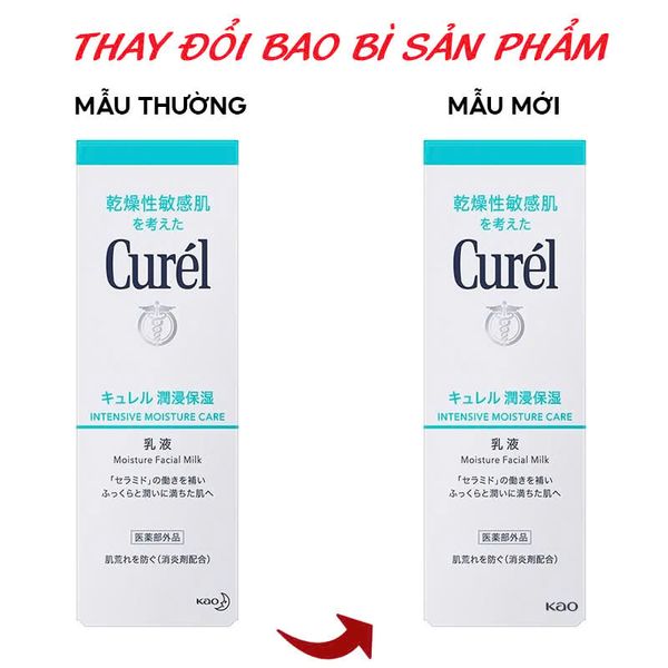 Sữa Dưỡng Da Curél Cấp Ẩm Chuyên Sâu Intensive Moisture Care Moisture Facial Milk 120ml
