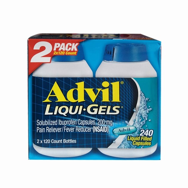 Viên uống giảm đau Advil Liqui Gels 2x120 viên