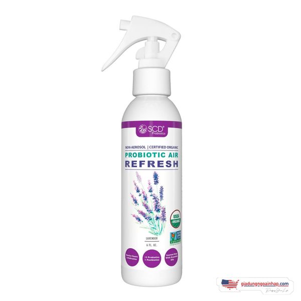 Chai khử mùi sinh học Probiotics Air Refresh - Hương lavender 177ml