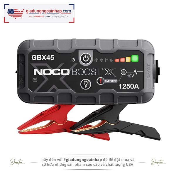 Pin kích bình bình NOCO BOOST X GBX45 12V 1250A 31Wh