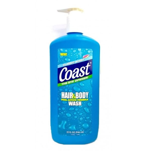 Sữa tắm gội Coast Hair & Body Wash 946ml