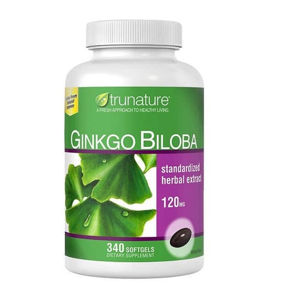 Viên uống bổ não Trunature Ginkgo Biloba, hộp 340 viên của Mỹ