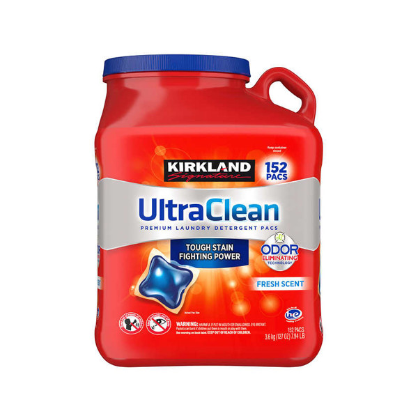 Viên giặt xả kháng khuẩn Kirkland Signature Ultra Clean