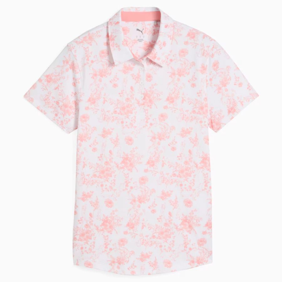 Áo golf nữ tay ngắn W Cloudspun Toile SS Polo 63073901 | PUMA