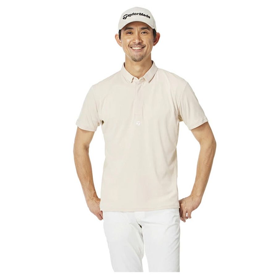 Áo golf nam tay ngắn 2MSPO-UN629 BEIGE M13195 | TaylorMadeÁo golf nam tay ngắn Staple S/S Polo 2MSPO-UN629 BEIGE M13195 | TaylorMade