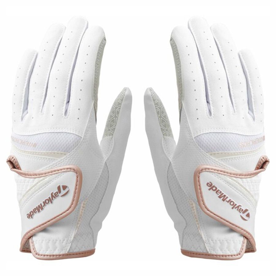Cặp găng tay golf nữ Intercross 2.0 2WSGL-TD310 WHITE/ PINK N92998 | TCặp găng tay golf nữ Intercross 2.0 2WSGL-TD310 WHITE/ PINK N92998 | TaylorMade