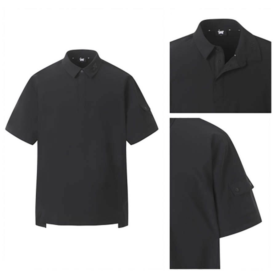 Áo golf tay ngắn nam LOOSE FIT WOVEN COLLAR PHMPM223521 | PXG