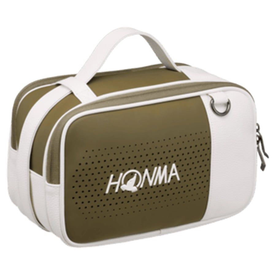 Túi golf cầm tay HANDBAG BLUE/WHITE HB12501 | HONMATúi golf cầm tay HANDBAG KAKI/IVORY HB12501 | HONMA