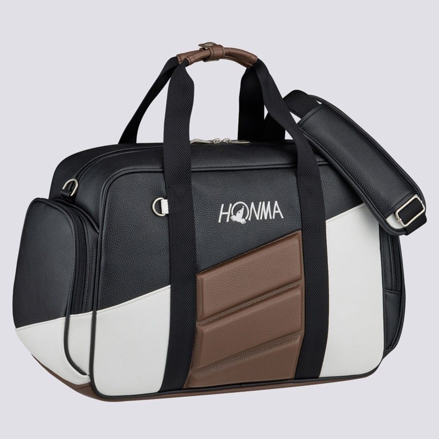 Túi golf xách tay có tay kéo bánh xe BOSTON BAG BEGIE BB12502 | HONMATúi golf xách tay BOSTON BAG BLACK/WHITE BB12506 | HONMA