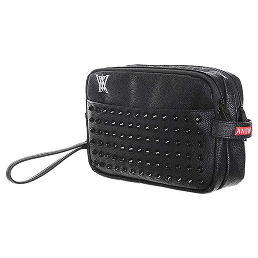 Túi golf xách tay Stud Pouch - Black AGXUUPU01BKF | Anew Golf
