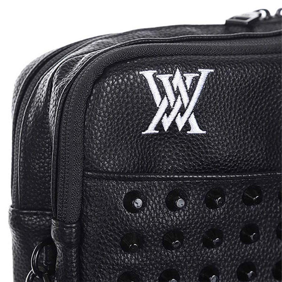 Túi golf xách tay Stud Pouch - Black AGXUUPU01BKF | Anew Golf
