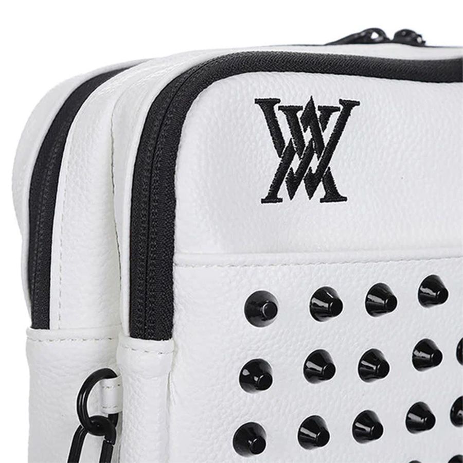Túi golf xách tay Stud Pouch - White AGXUUPU01WHF | Anew Golf