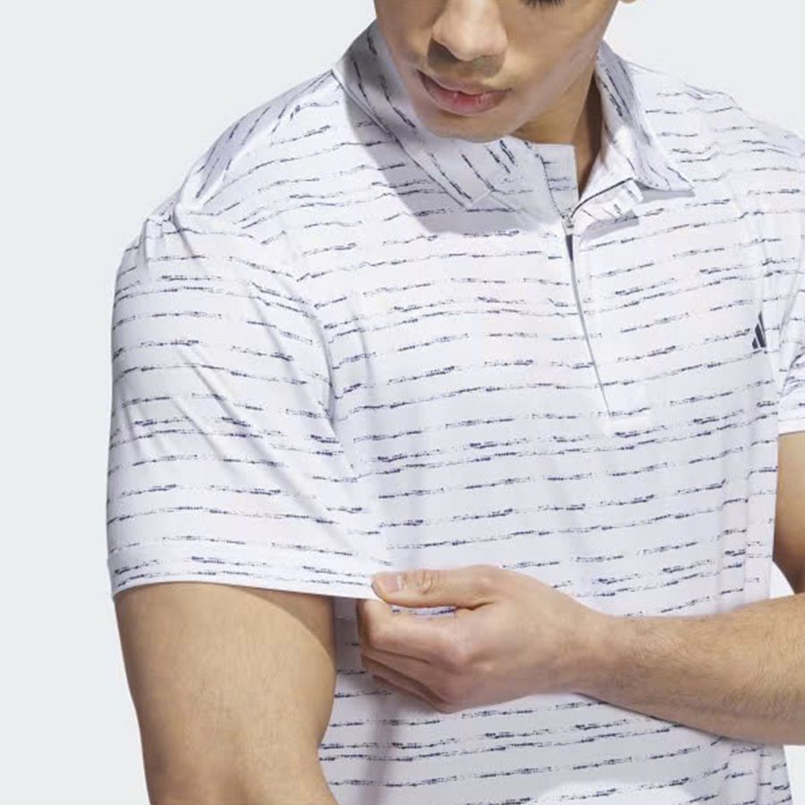 Áo golf nam tay ngắn Stripe Zip IC1346 | Adidas