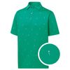 Áo golf nam tay ngắn 18 Holes Print Lisle, Self Collar 87292 | FootJoy