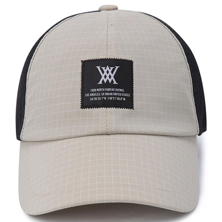 Nón kết golf nam Rip Mesh Cap - Beige AGEUMCP01BEF | Anew Golf