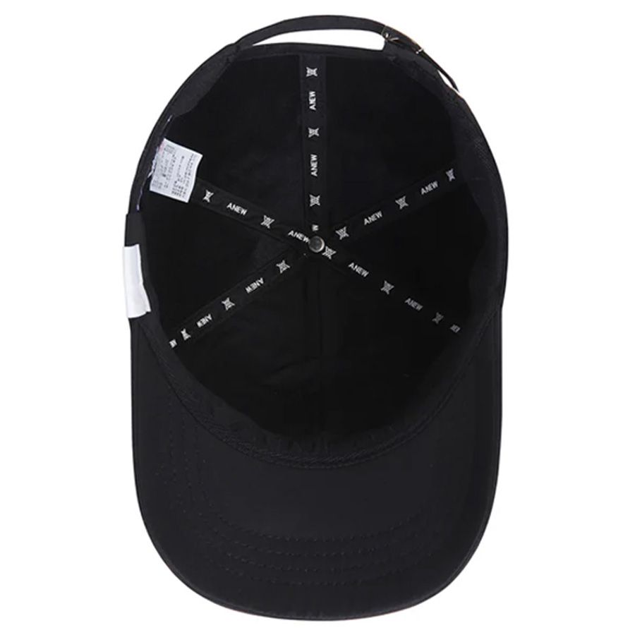 Nón kết golf Unisex Applique Cap - Black AGEUUCP04BKM | Anew Golf