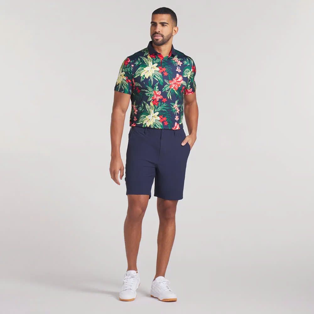 Áo golf nam tay ngắn PUMA X PTC Floral Polo 62956901 | PUMA