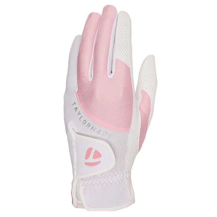 Găng tay golf nữ T-ICE 2.0 2WSGL-UN155 WHITE/ PINK U26235 | TaylorMadeGăng tay golf nữ T-ICE 2.0 2WSGL-UN155 WHITE/ PINK U26235 | TaylorMade