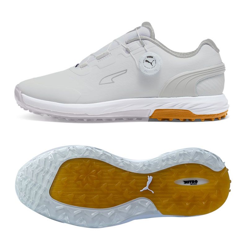 Giày golf nam Alphacat Nitro 37892007 White / Puma Black / Gum | Puma