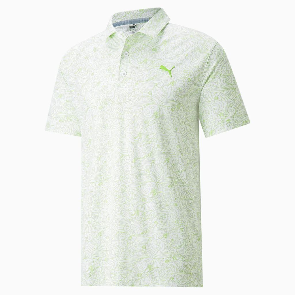 Áo golf nam tay ngắn Mattr Gust O' Wind Polo 53385002 Bright White-Gre