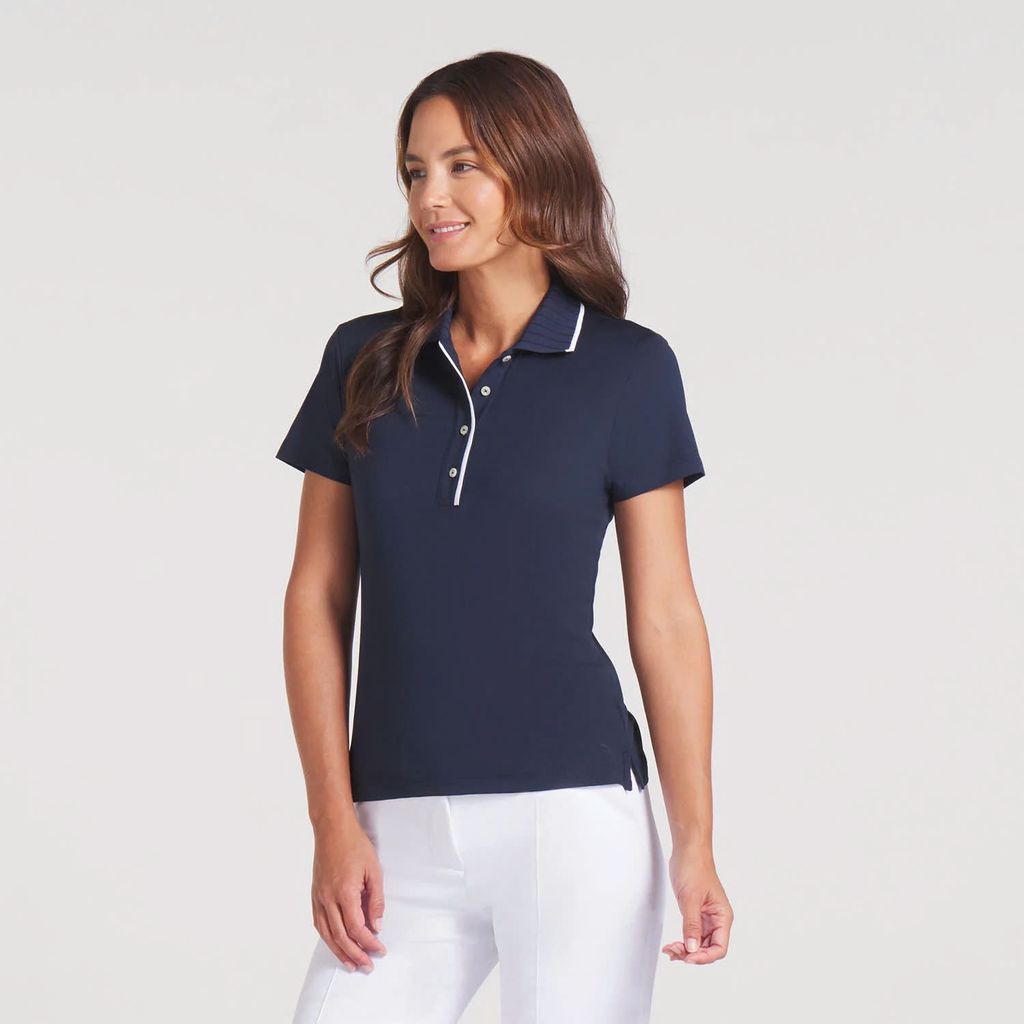 Áo golf nữ tay ngắn W Cloudspun Bridges SS Polo 62924506 | PUMA