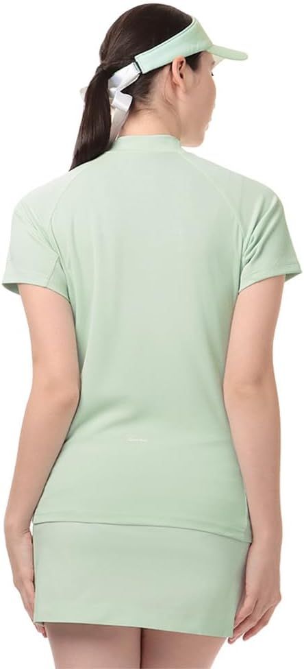 Áo golf nữ tay ngắn T-ICE Mesh S/S Mock2WSMO-TL464 ICE MINT M19755 | T