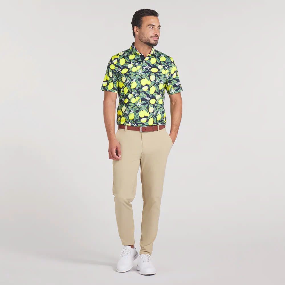 Áo golf nam tay ngắn PUMA X AP Lemon Branch Polo 63029901 | PUMA