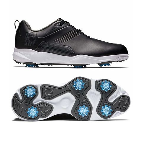 Giày golf nam FJ CS M ECOMFORT BLACK/WHITE/BLUE 57700 | FootJoy | Tặng 1 đôi vớ FJ Prodry