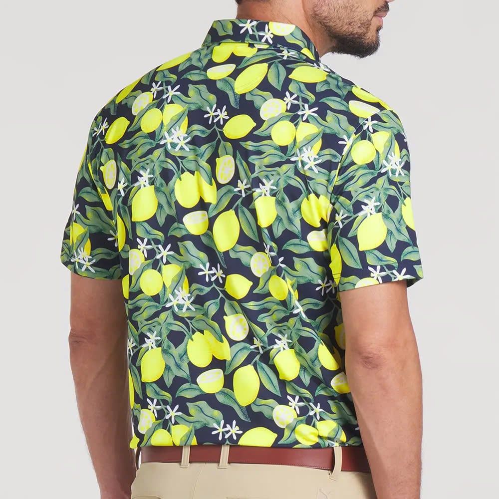 Áo golf nam tay ngắn PUMA X AP Lemon Branch Polo 63029901 | PUMA