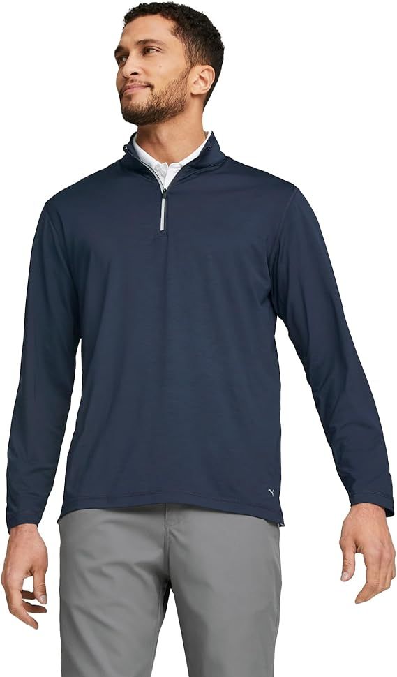 Áo golf nam tay dài YOU-V 1/4 Zip 62886202 | PUMA