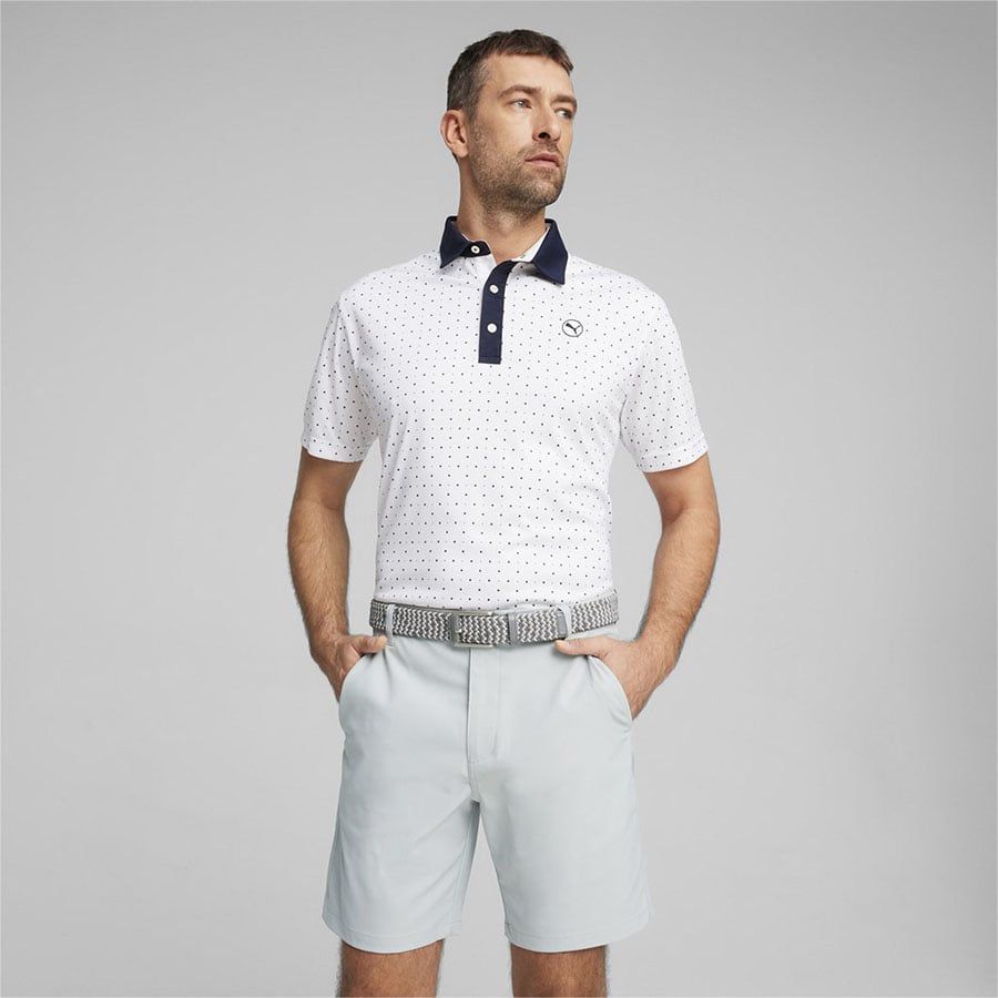 Áo golf tay ngắn nam PURE GEO 62447402 | PUMA