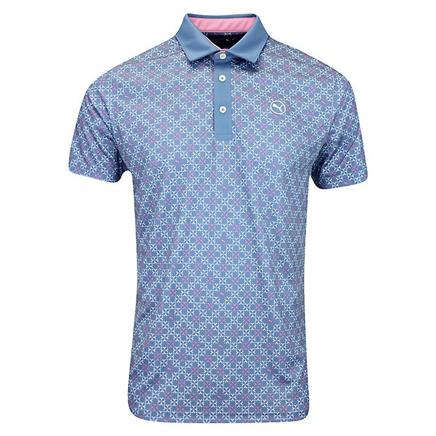 Áo golf tay ngắn nam PURE MONOGRAM 62498206 | PUMA