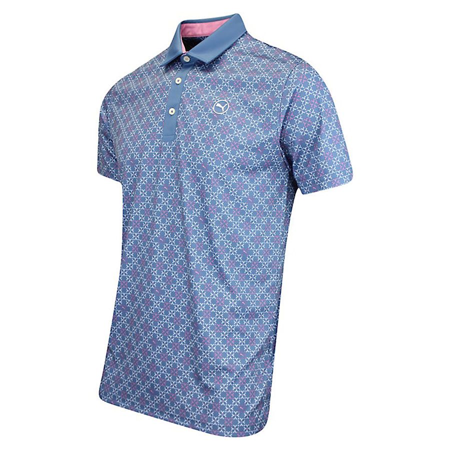 Áo golf tay ngắn nam PURE MONOGRAM 62498206 | PUMA