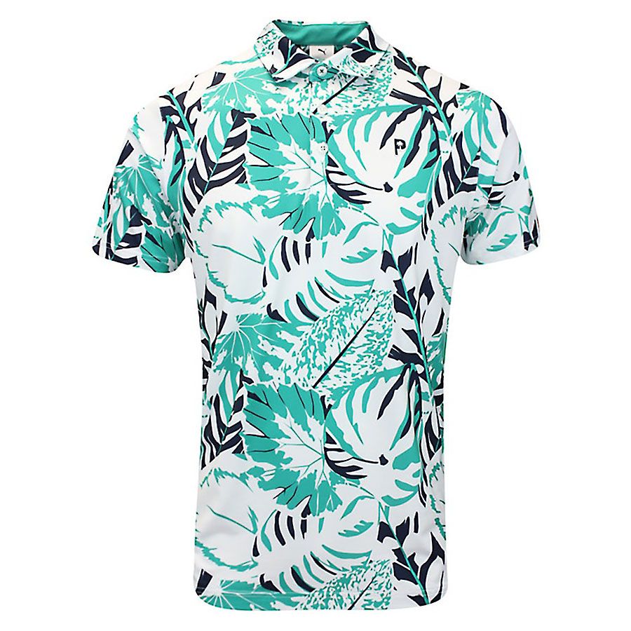 Áo golf tay ngắn nam PUMA X PTC PALM GLITCH 62683202 | PUMA