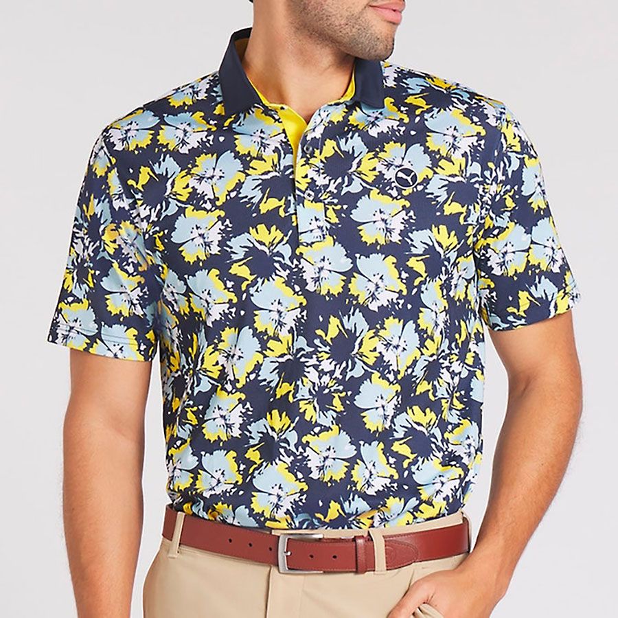 Áo golf tay ngắn nam PIQUE BORREGO 62840402 | PUMA