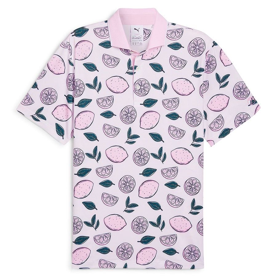 Áo golf tay ngắn nam PUMA X AP PINK LEMONADE 62842901 | PUMA