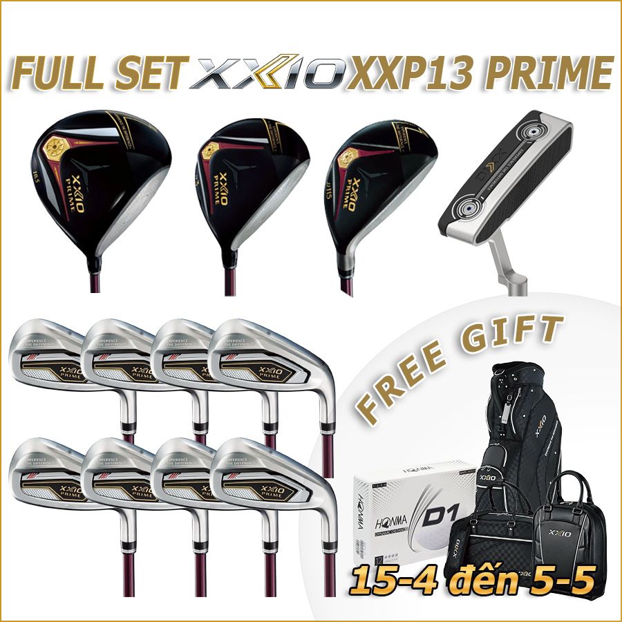 Bộ full set 14 gậy G430 Shaft Graphite kèm bộ quà tặng | PINGBỘ FULL SET 12 GẬY XXP13 PRIME | XXIO