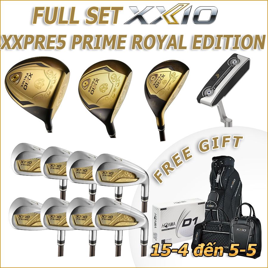 Bộ full set 14 gậy G430 Shaft Graphite kèm bộ quà tặng | PINGBỘ FULL SET 12 GẬY XXPRE5 PRIME ROYAL EDITION | XXIO