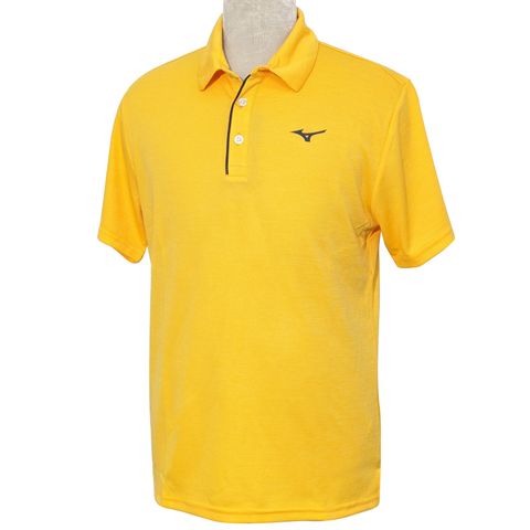 Áo golf nam tay ngắn MEN'S CLASSIC POLO 52SA250442 Amber Yellow | Mizuno