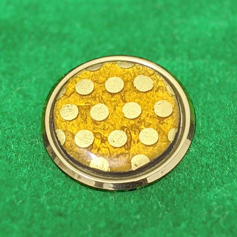 Ball marker Kim loại phủ gốm Cloisonne Chấm Bi Mạ vàng Handmade cao cấp Nhật Bản | ANDO