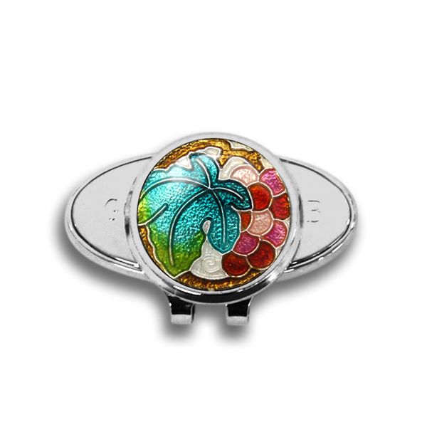 Ball marker Kim loại phủ gốm Cloisonne thủ công cao cấp Nhật Bản ANDO