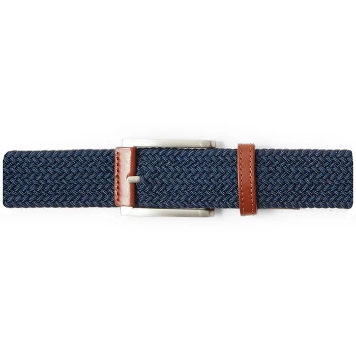 Thắt lưng nam Jackpot Braided Belt 05421302 Navy Blazer-Leather Brown