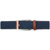 Thắt lưng nam Jackpot Braided Belt 05421302 Navy Blazer-Leather Brown