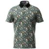 Áo golf tay ngắn nam 2MSPO-TJ179 Hoa lá N97103 | Men's Golf Polo Taylo