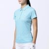 Áo golf nữ tay ngắn WOMEN'S TOSSED TULIPS SHIRT 80548 MAUI BLUE/WHITE