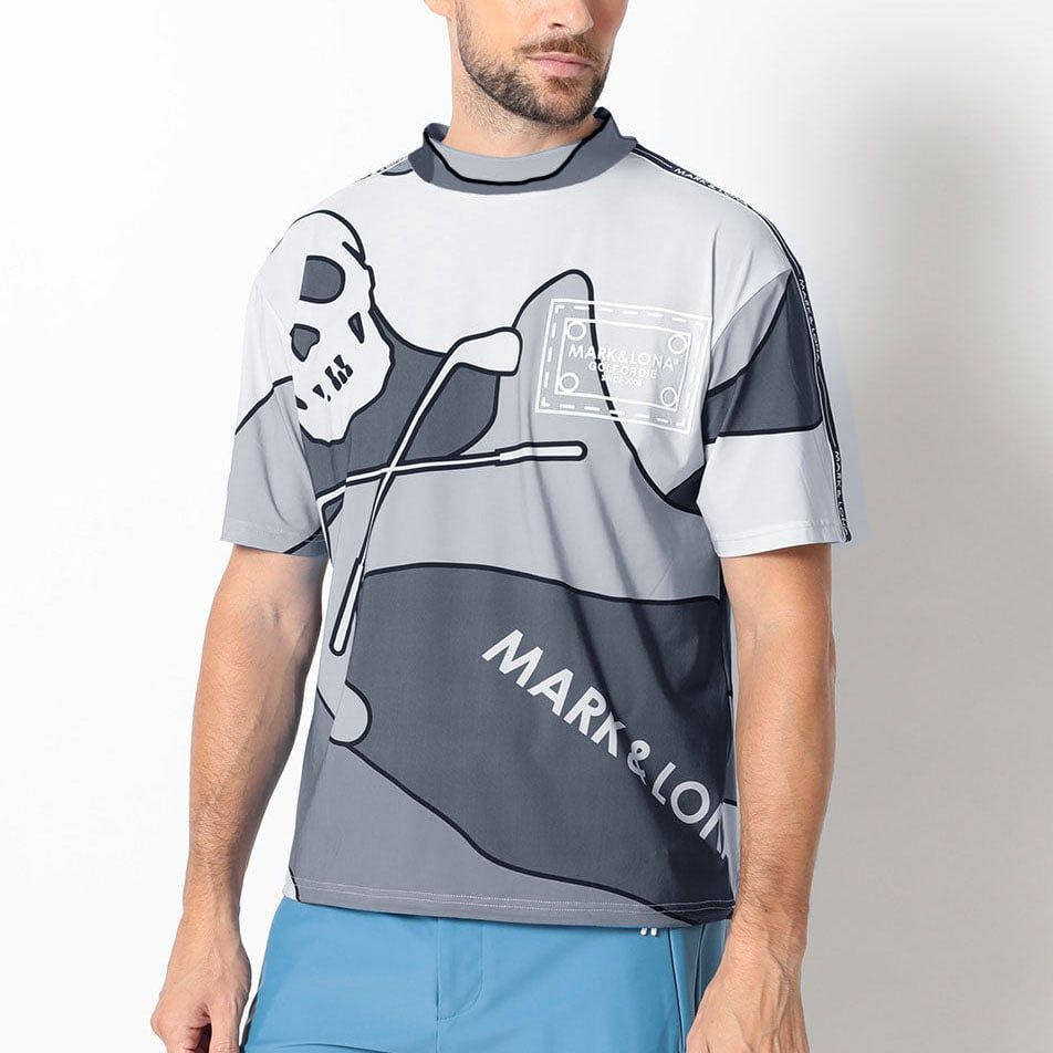 Áo thun nam cổ tròn tay ngắn Milo®️-fit MLM-4B-AA10 Grey | MARK & LONA