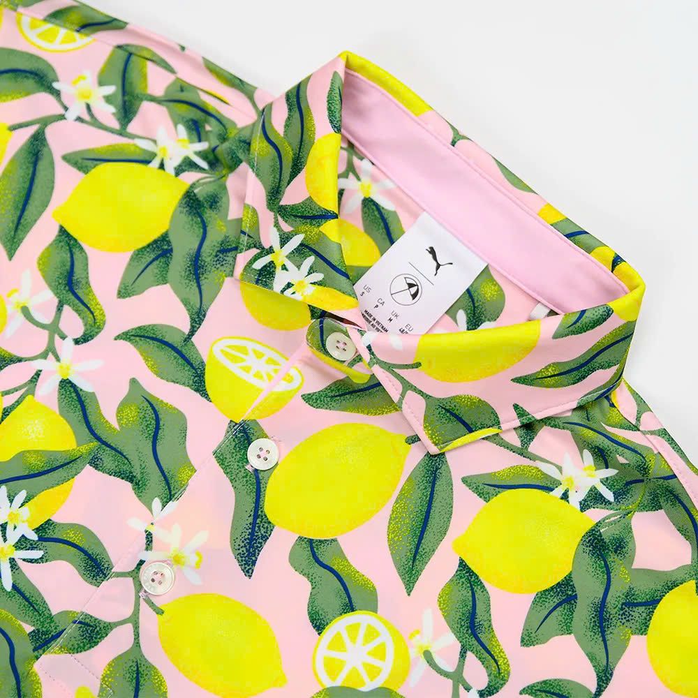 Áo golf nam tay ngắn PUMA X AP Lemon Branch Polo 63029903 | PUMA
